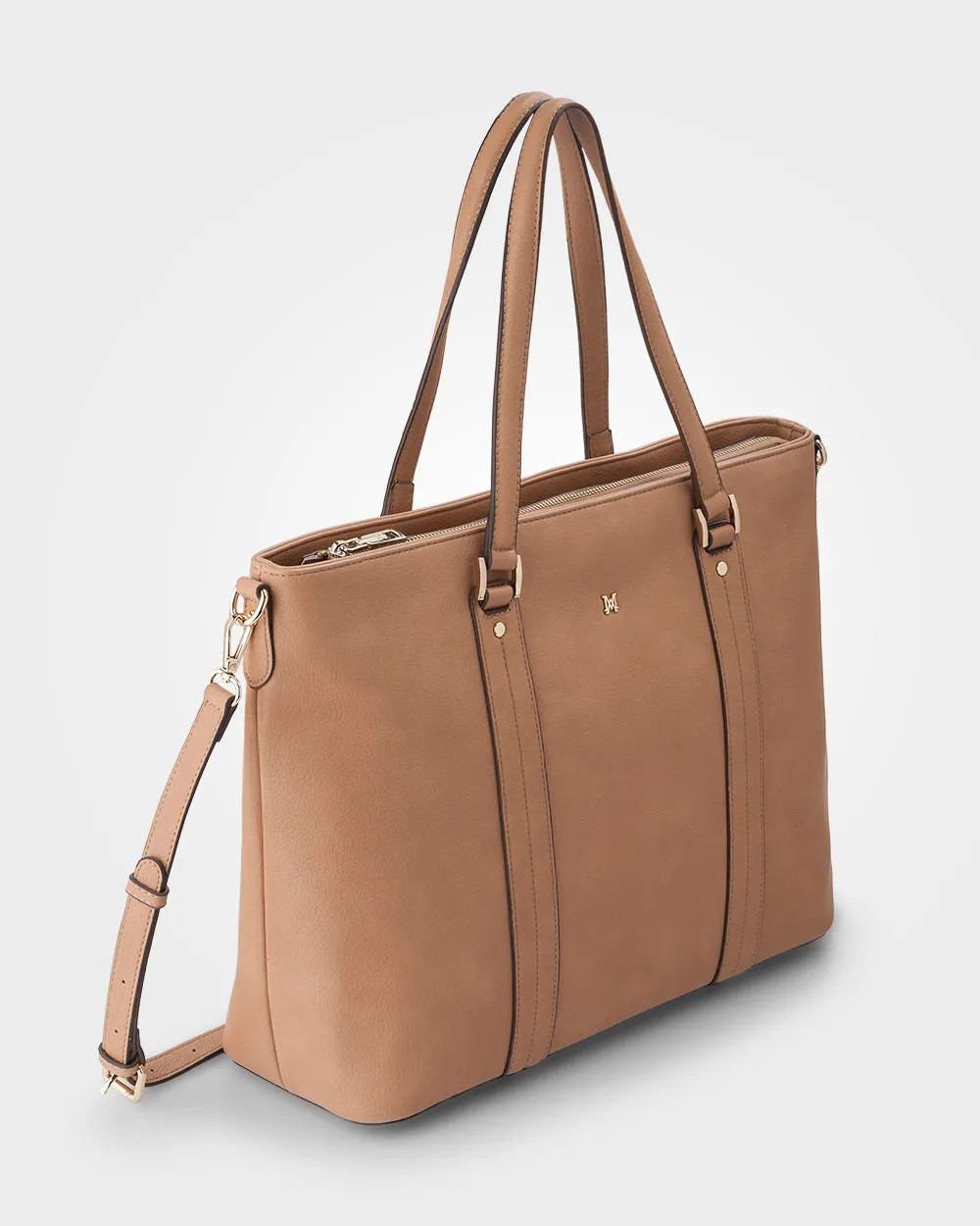 Tara Laptop Tote Work Bag With Crossbody Strap