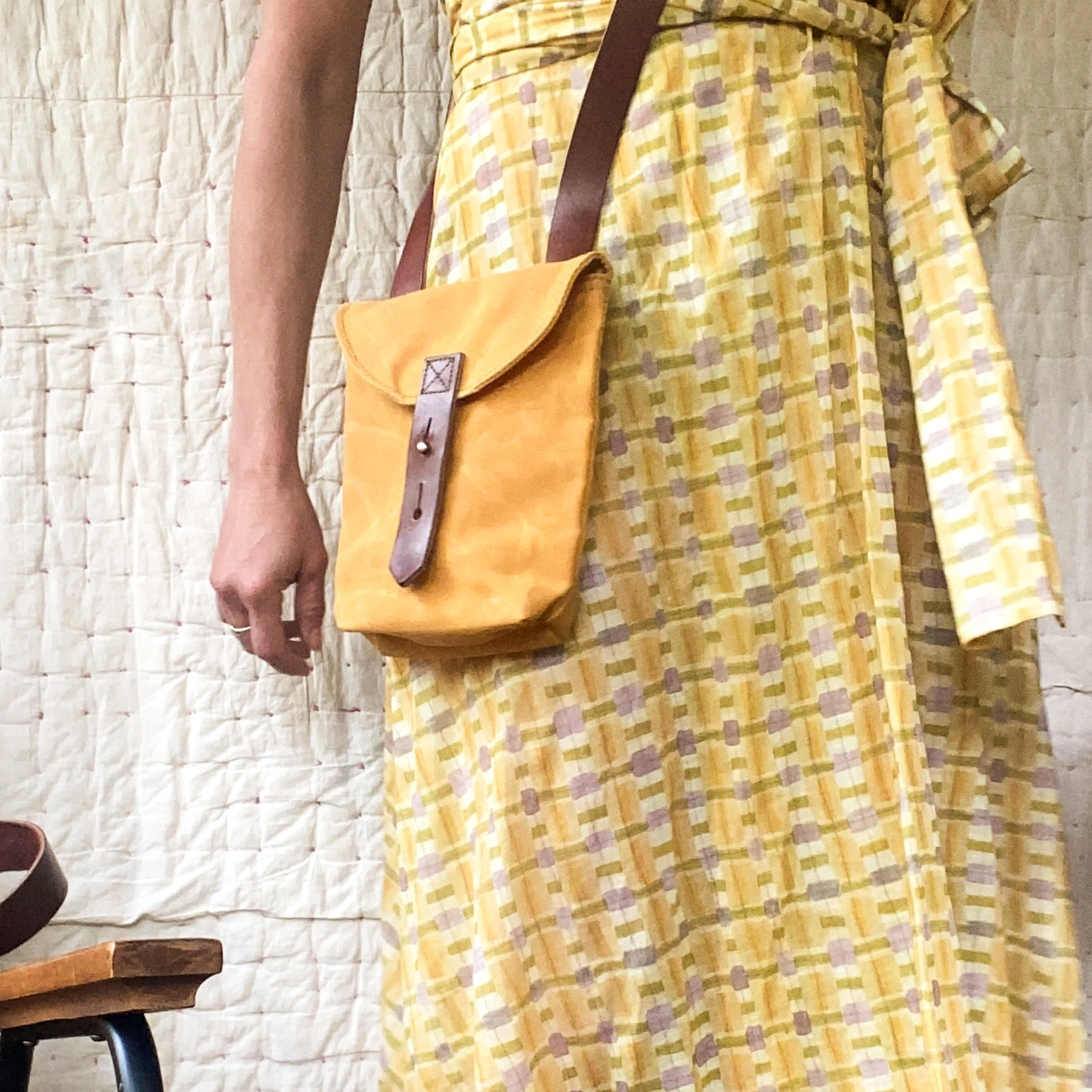 The Small Hunter Satchel in Marigold