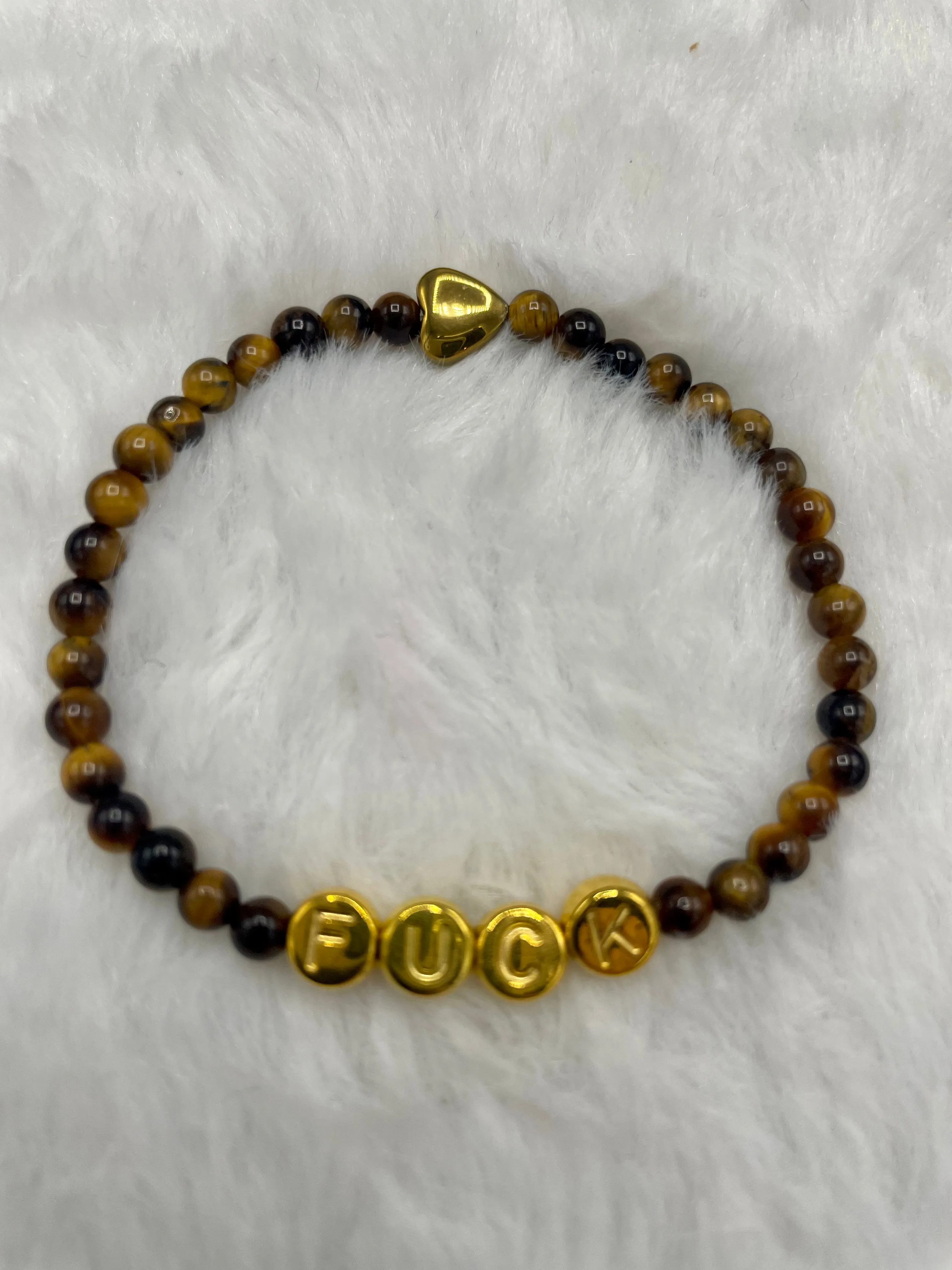 Tiger’s EyeFuck” Bracelet