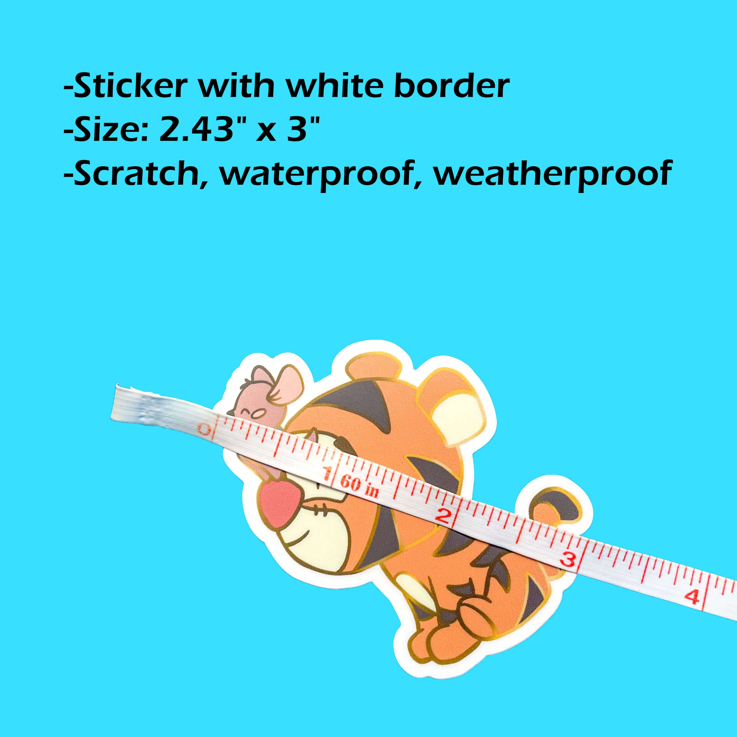 Tiggerrific Day Vinyl Sticker