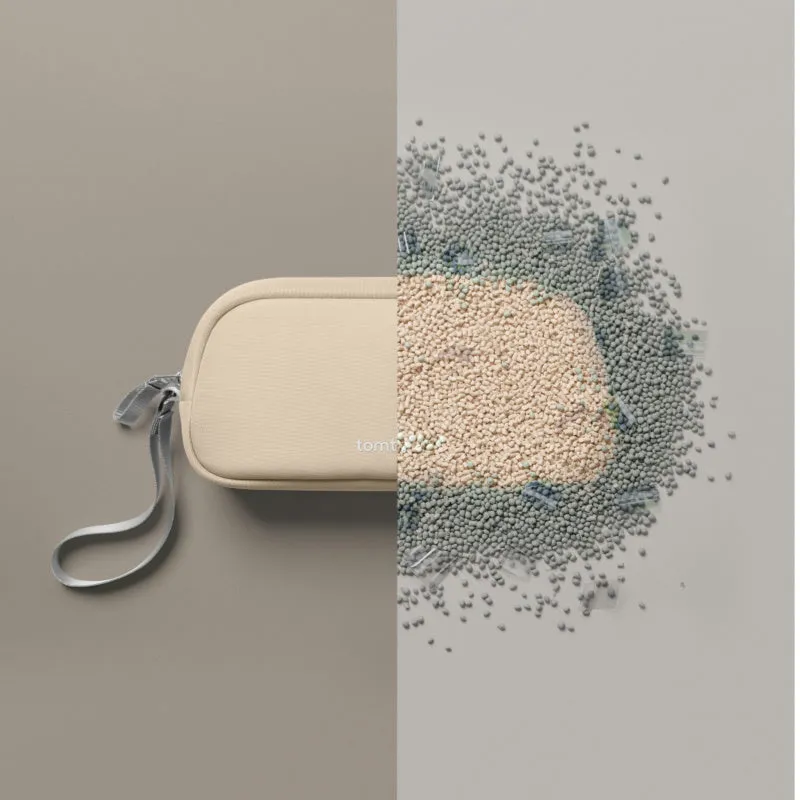 Tomtoc Electronic Accessory Pouch | Water-Resistant Travel Case with Dual Compartments