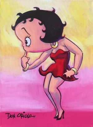 TOO POOPED TO BOOP - BETTY BOOP