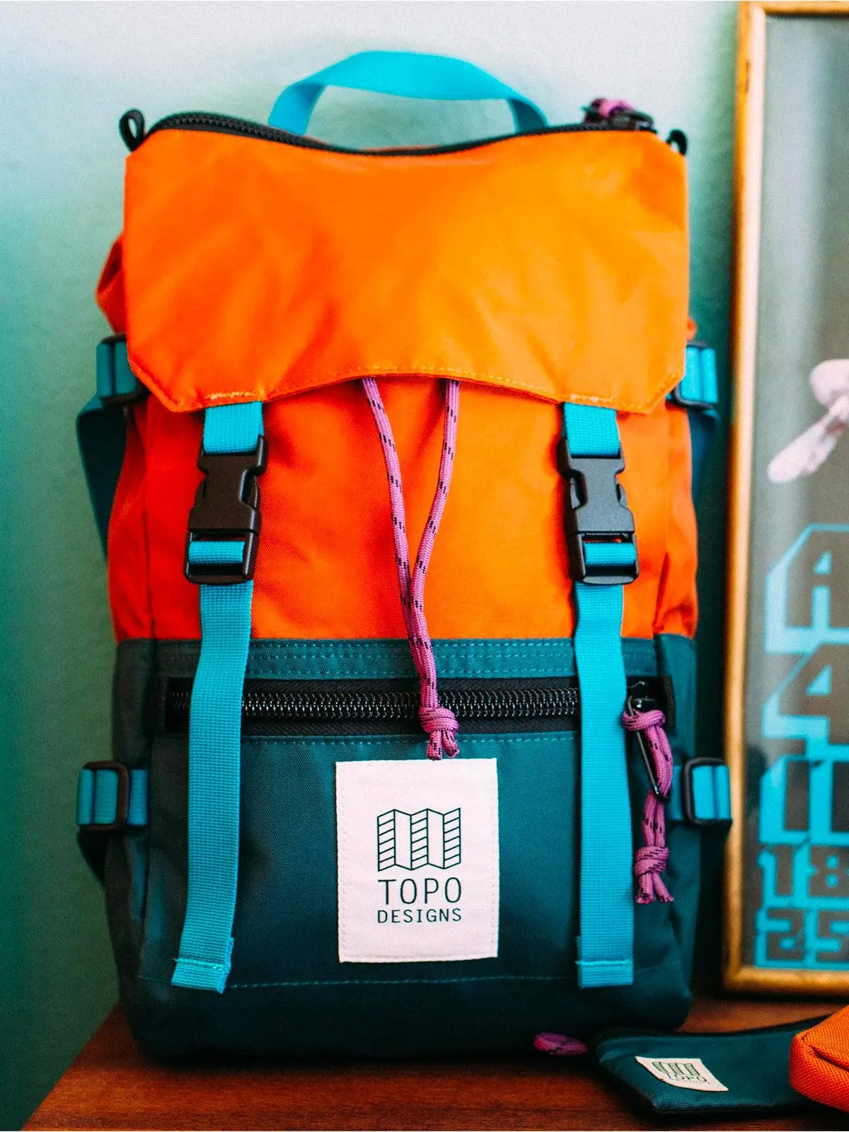 Topo Designs Rover Pack Mini Black Bone White