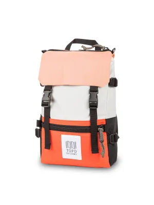 Topo Designs Rover Pack Mini Natural Hot Coral Peach