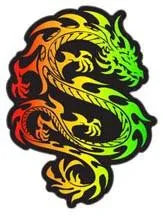 Tribal Dragon Decal