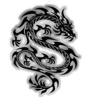 Tribal Dragon Decal