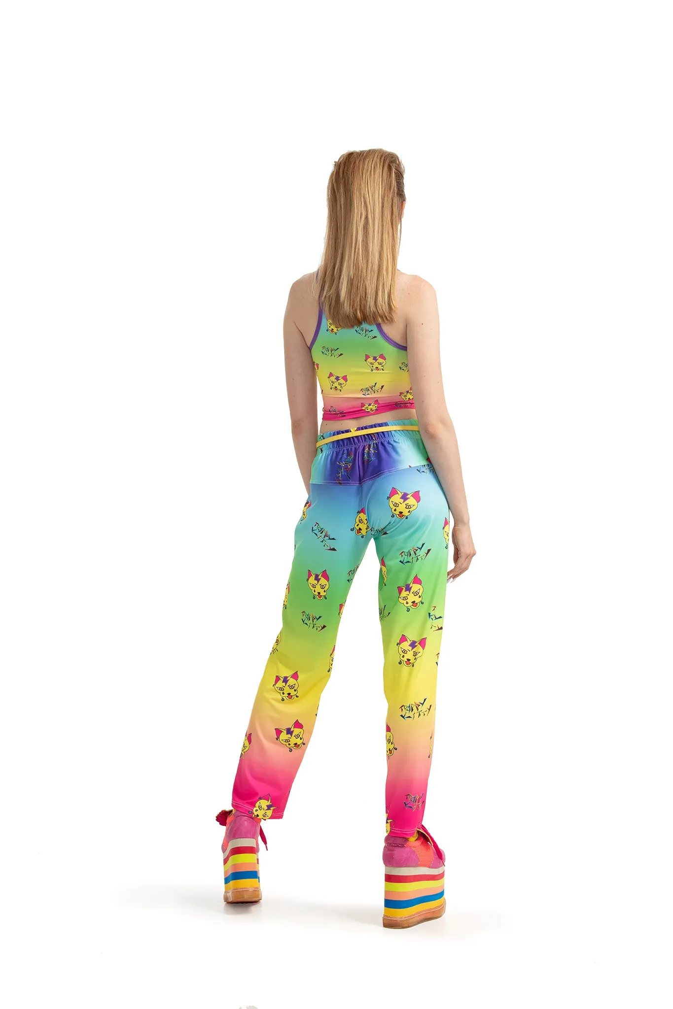 Trippy Kitty - Ankle-length trousers
