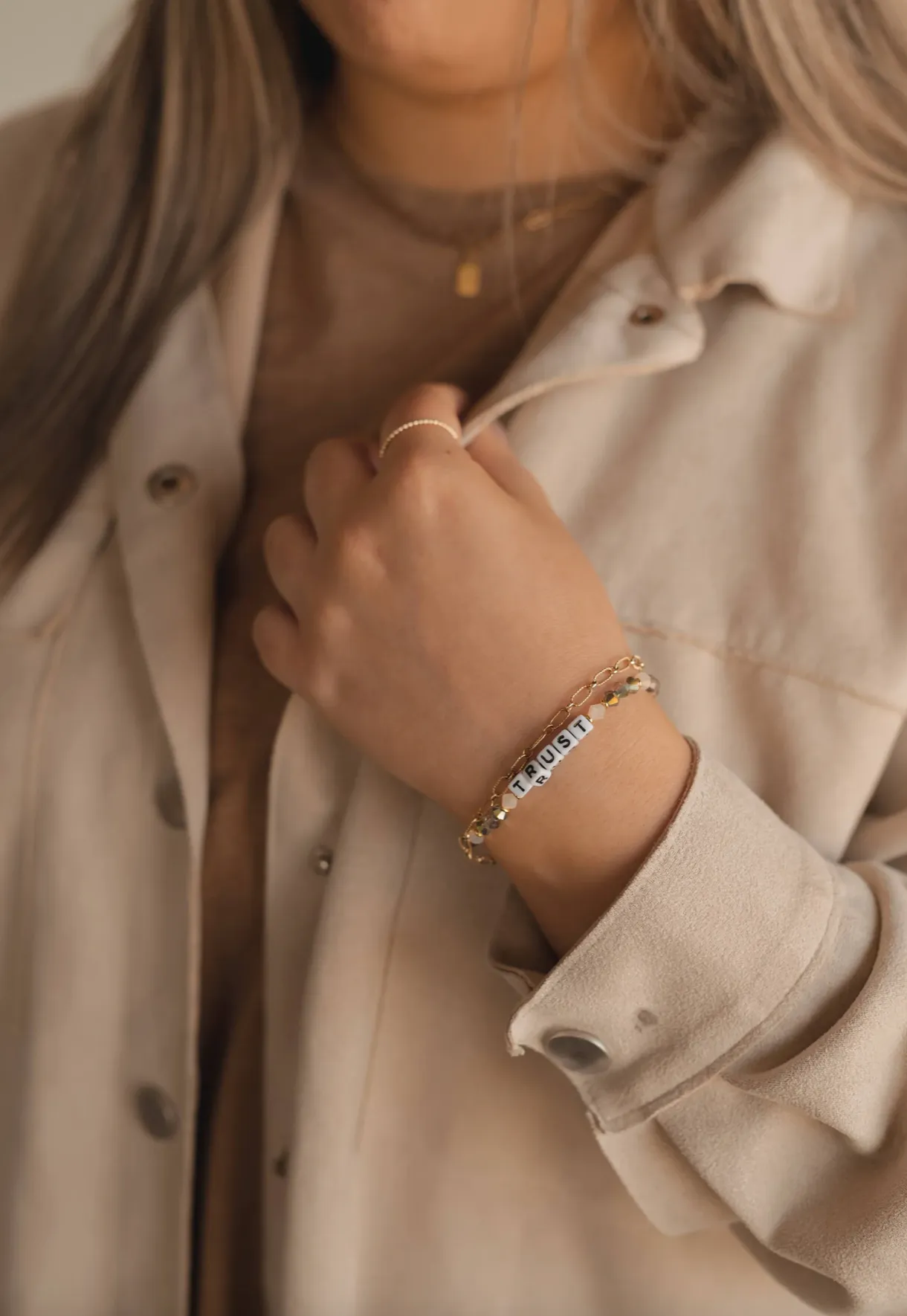 Trust Beaded Bracelet