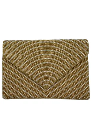 Twofer Pearl Beaded Clutch