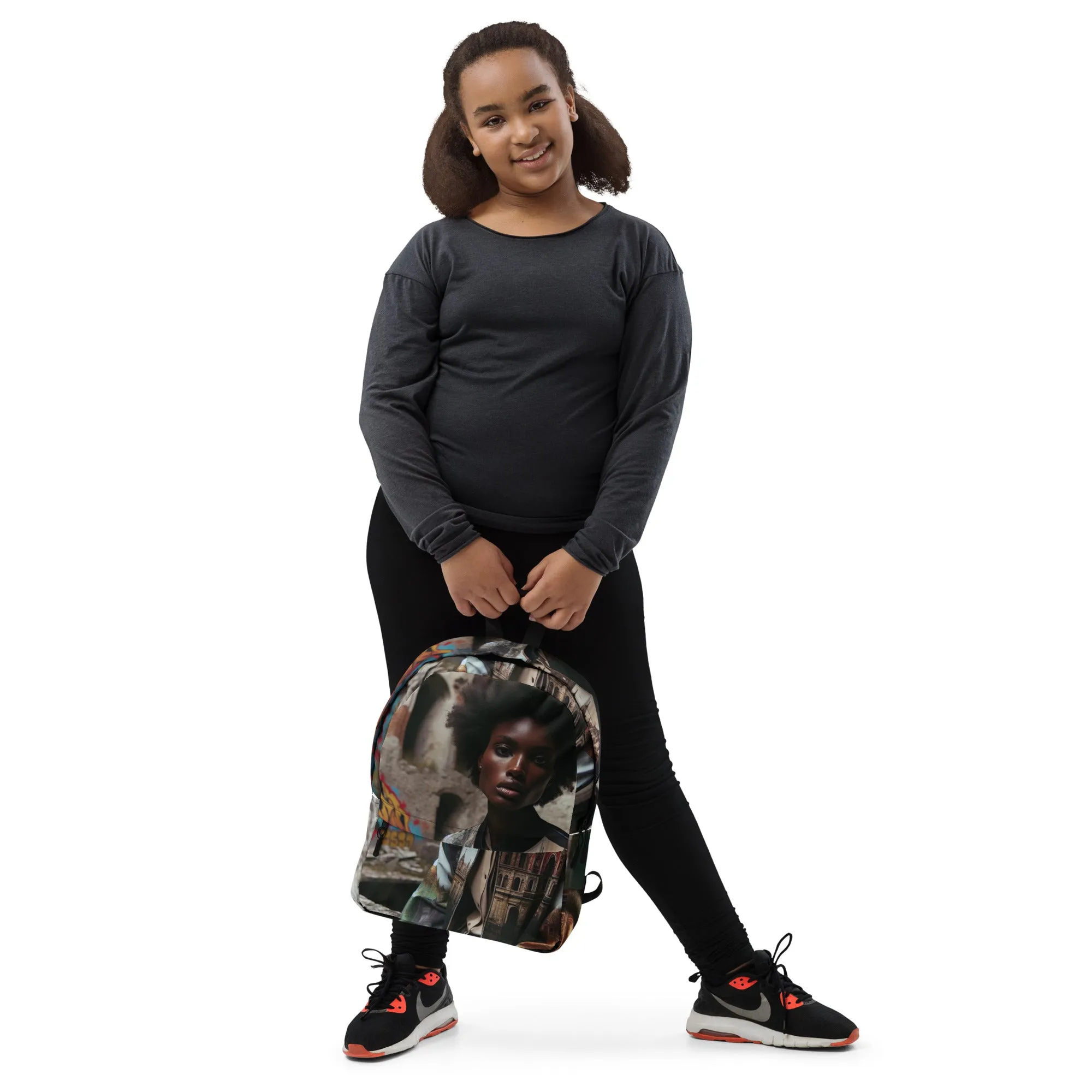 Urban Girl Custom Print  Backpack