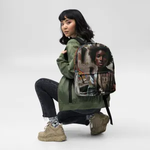 Urban Girl Custom Print  Backpack