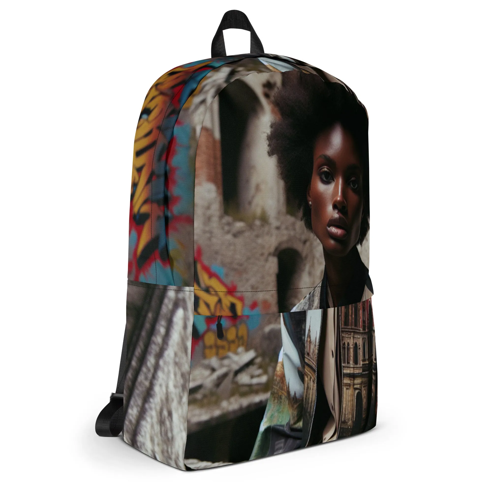 Urban Girl Custom Print  Backpack