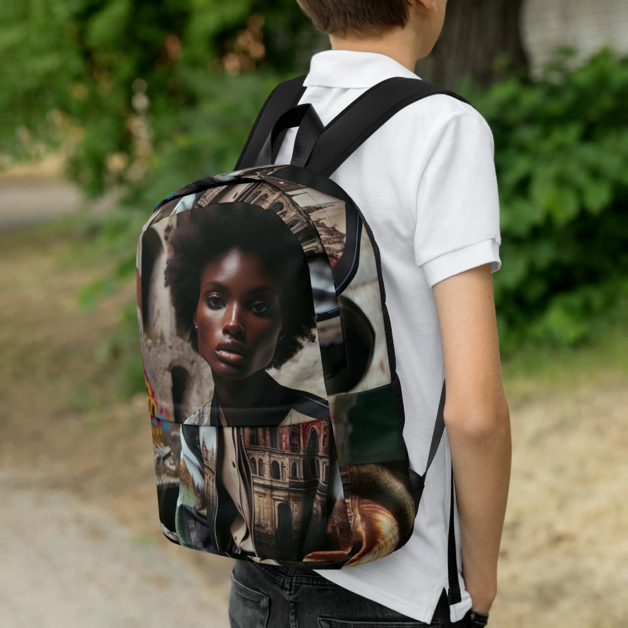 Urban Girl Custom Print  Backpack