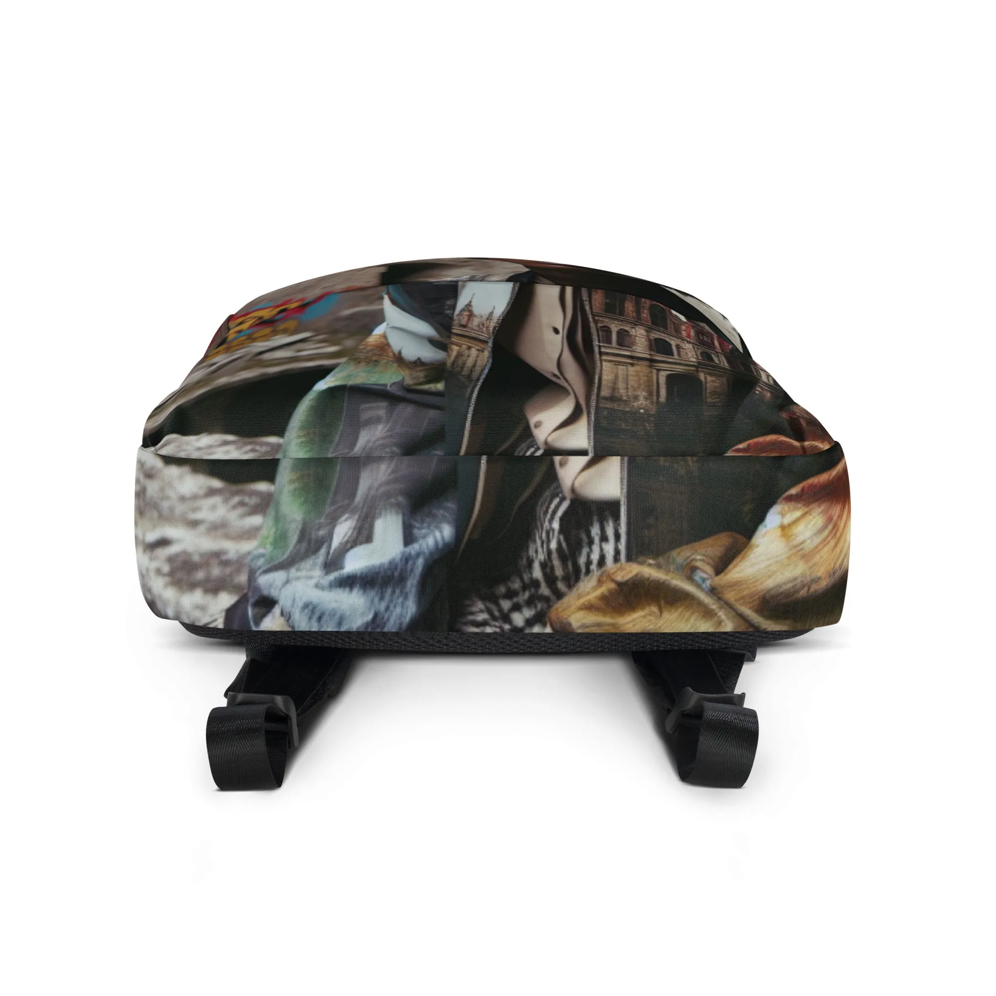 Urban Girl Custom Print  Backpack