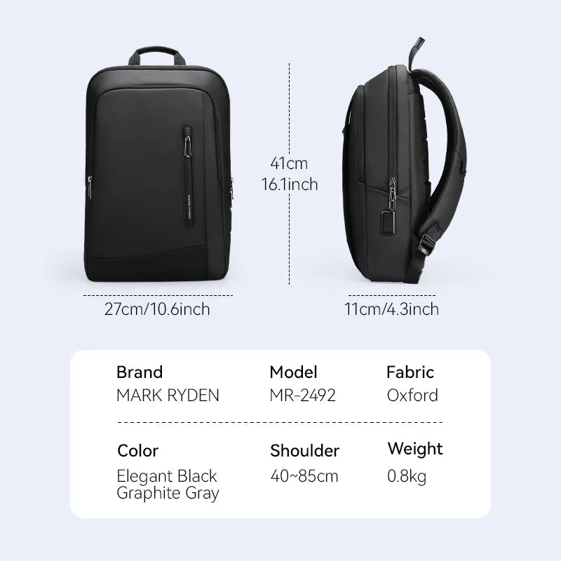 UrbanLite Pro: Sleek & Water-Resistant Business Travel Backpack