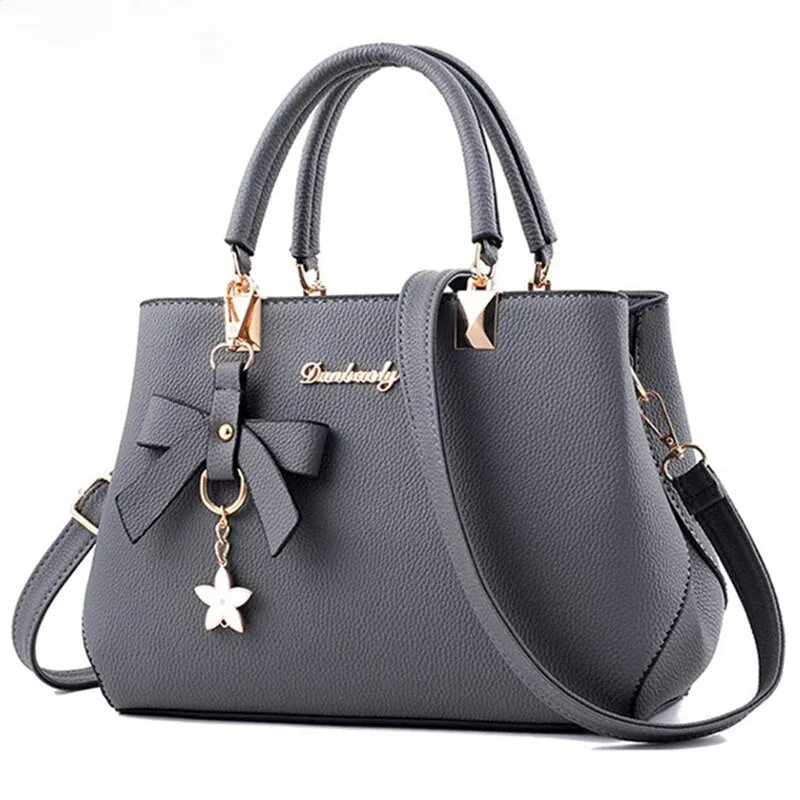Valenkuci Plum Bow Sweet Messenger Crossbody Bag High Quality New Elegant Shoulder Bag Women Designer Luxury Handbag Women Bags