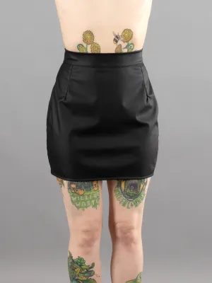Vegan Leather Mini Skirt