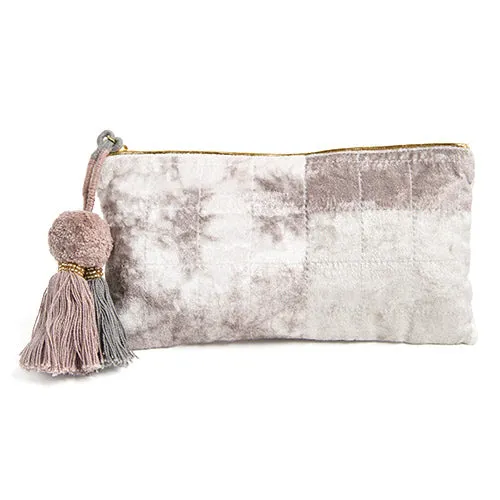 Velvet Zipper Pouch