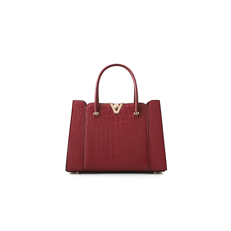 Vena Crocodile Pattern Tote