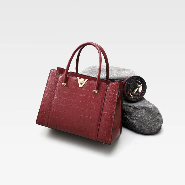 Vena Crocodile Pattern Tote