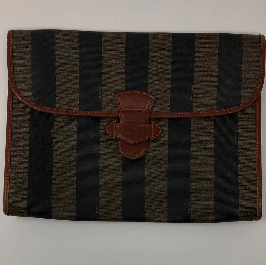 Vintage: Fendi Medium Sized Envelope Clutch