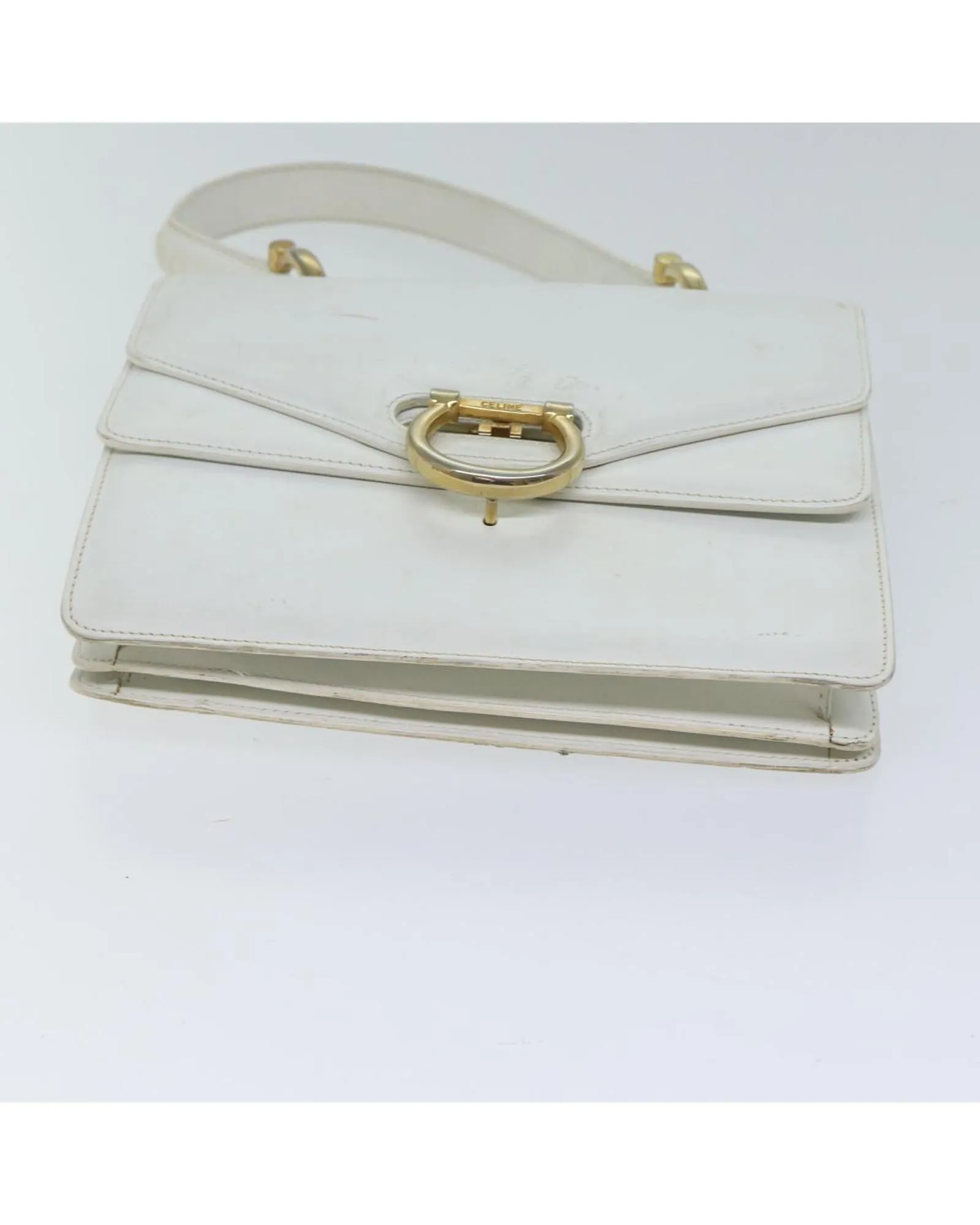 Vintage Leather Top Handle Handbag