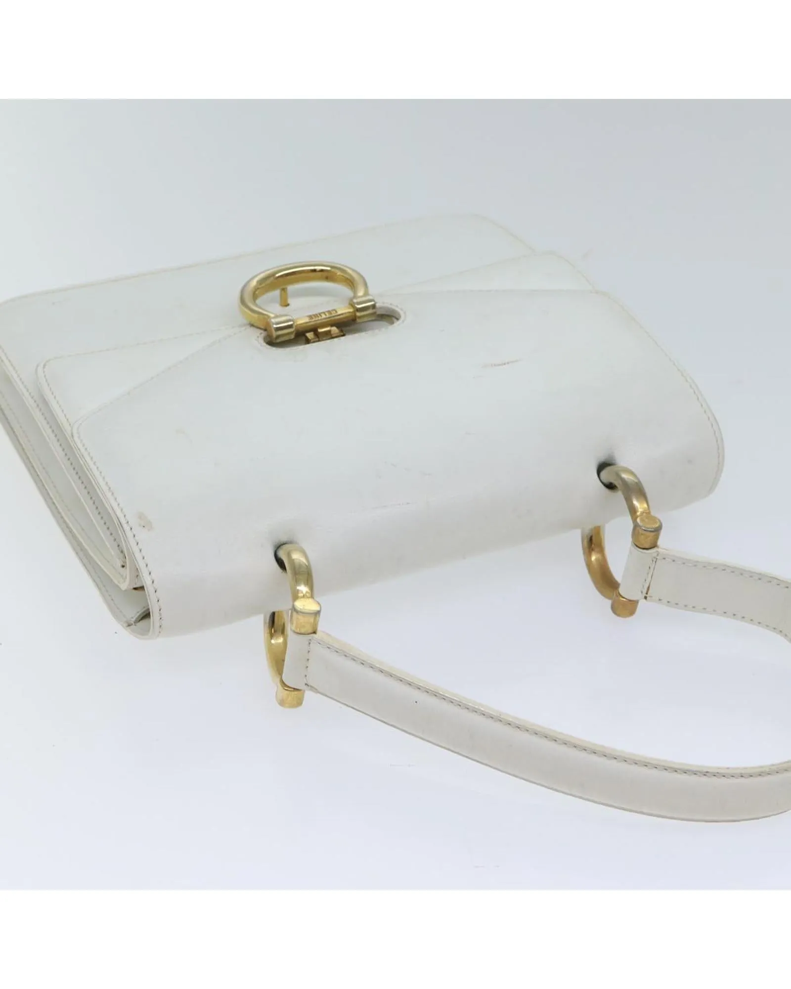 Vintage Leather Top Handle Handbag