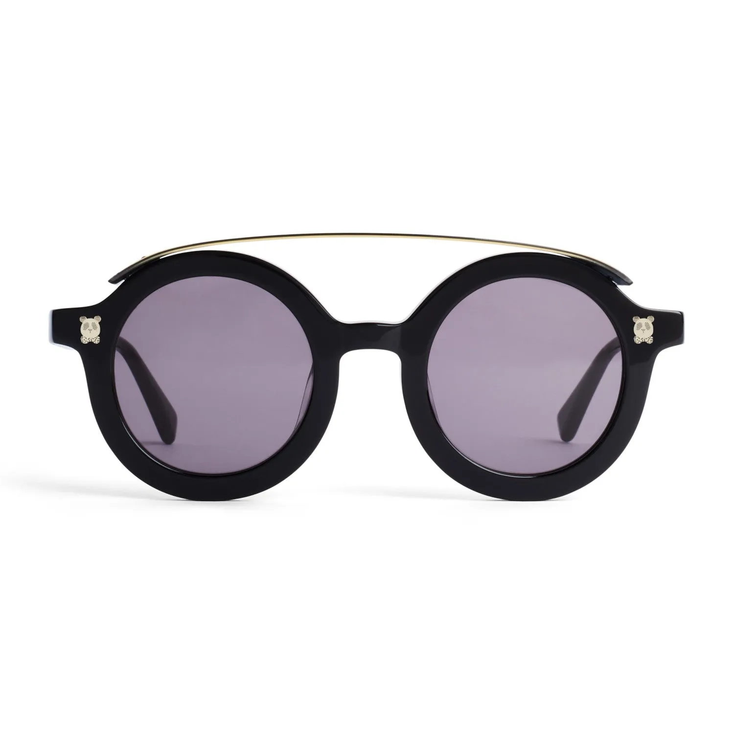Visor Sunglasses in Black by Mini Rodini