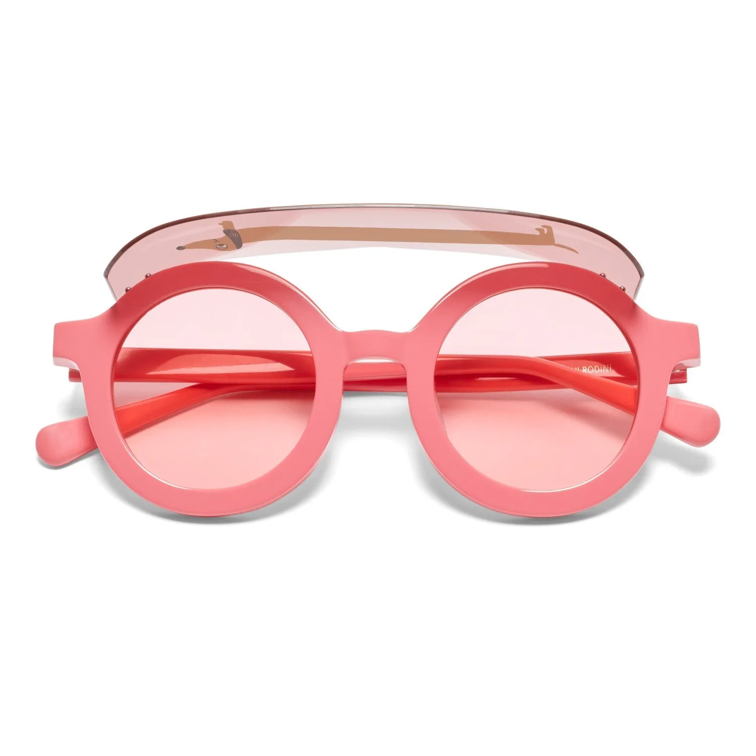 Visor Sunglasses in Pink by Mini Rodini