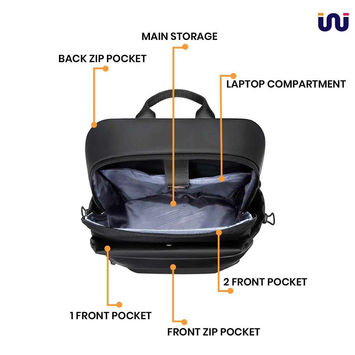 WALKENT 15.6" Laptop Bag - Model Hazel D6