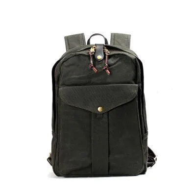 Waterproof Heavy Wax Canvas Backpack