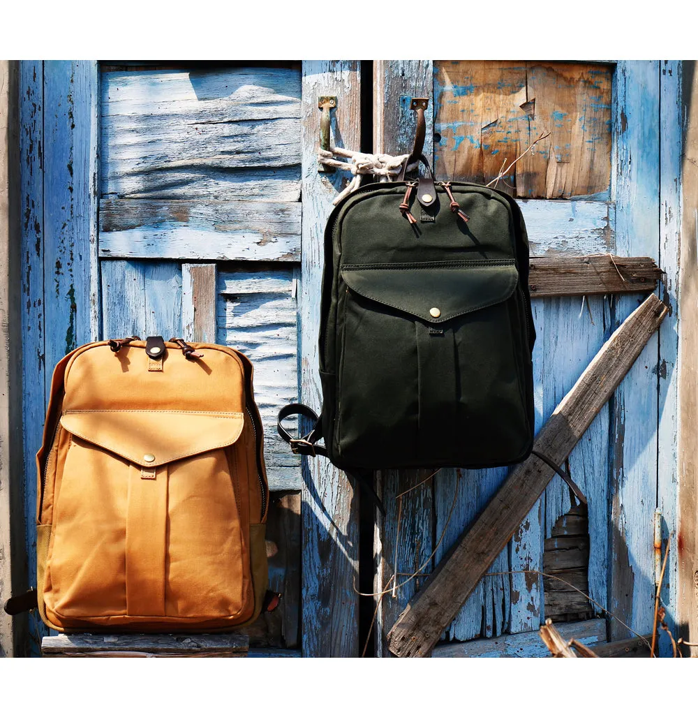 Waterproof Heavy Wax Canvas Backpack