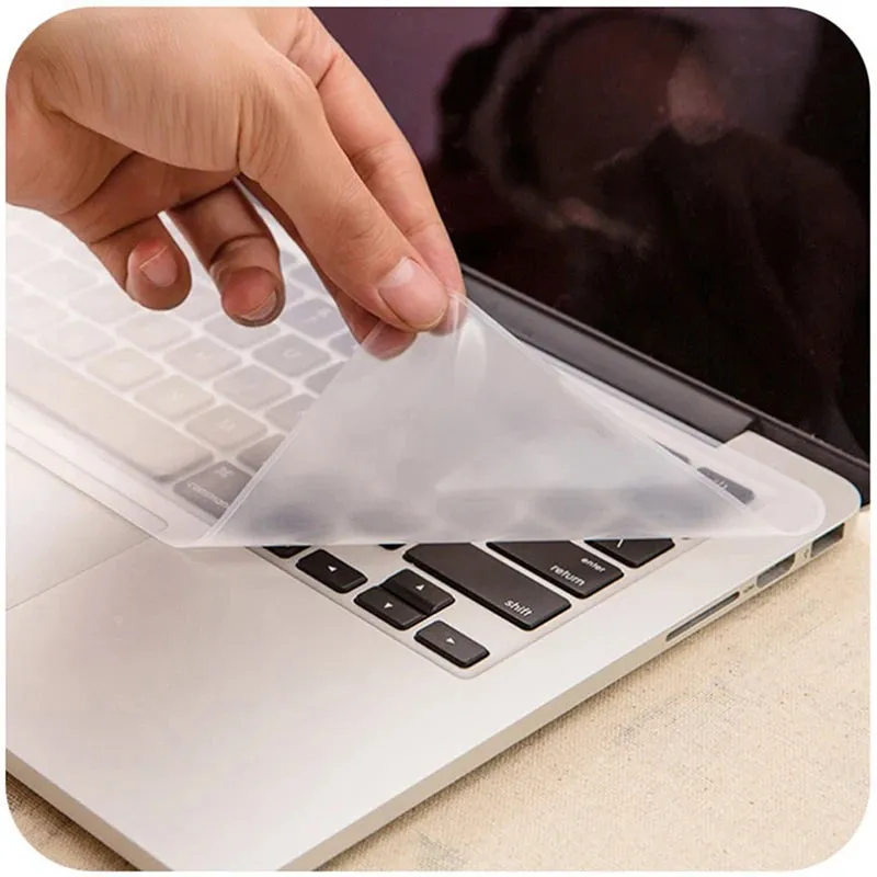 Waterproof Silicone Laptop Keyboard Cover - 12-17 Inch Protector