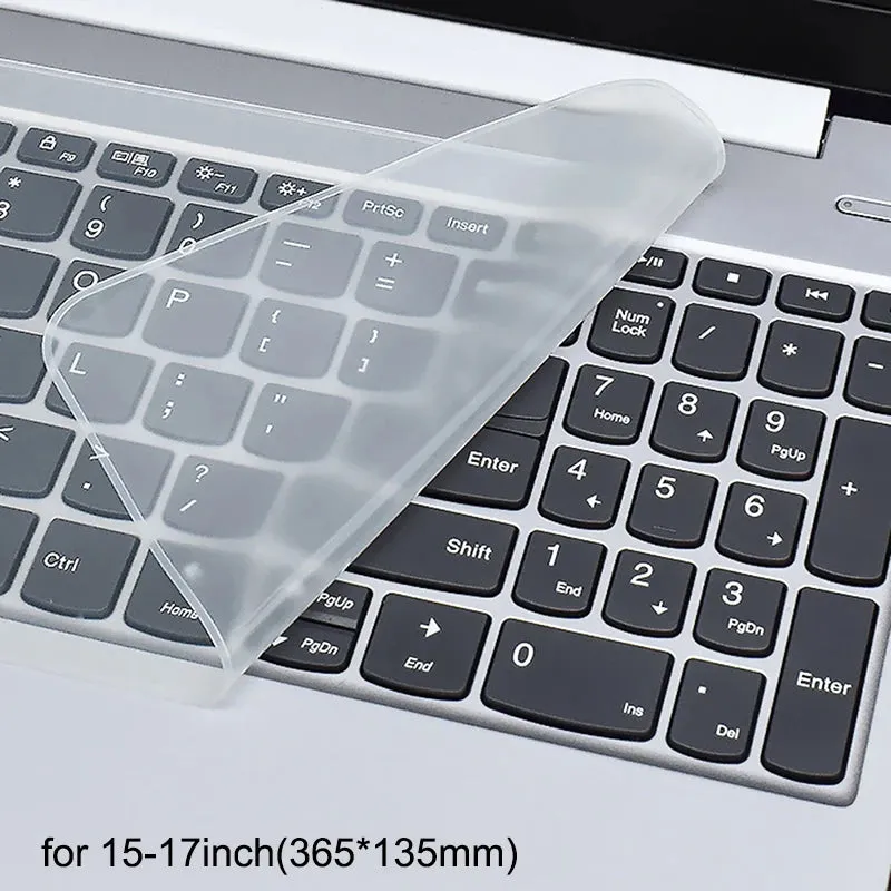 Waterproof Silicone Laptop Keyboard Cover - 12-17 Inch Protector