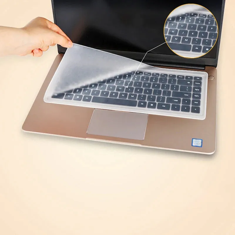 Waterproof Silicone Laptop Keyboard Cover - 12-17 Inch Protector