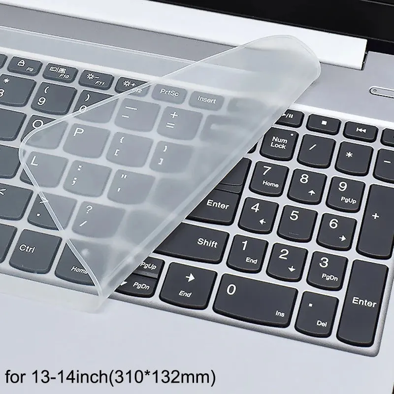 Waterproof Silicone Laptop Keyboard Cover - 12-17 Inch Protector