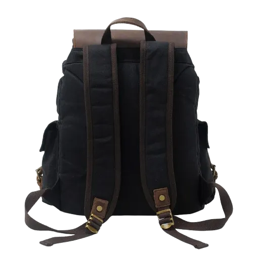 Waxed Canvas Backpack  | Mount Rainier