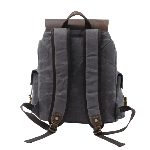 Waxed Canvas Backpack  | Mount Rainier