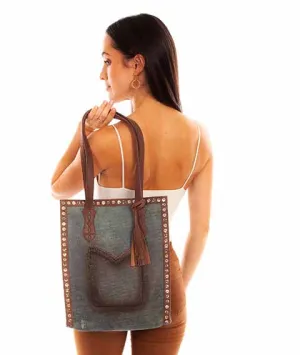 Western Shoulder Tote: Western Details