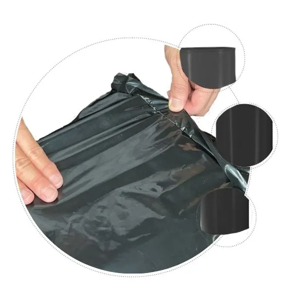 Wholesale 10,000pcs 350mm x 480mm   40mm Poly Mailing Courier Satchels - Black