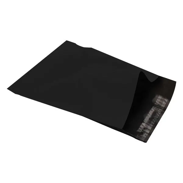 Wholesale 5,000pcs 450mm x 550mm   50mm Poly Mailing Courier Satchels - Black