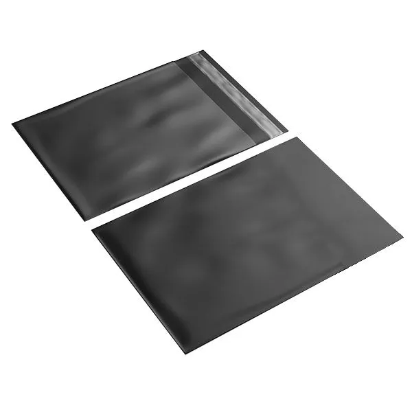 Wholesale 5,000pcs 450mm x 550mm   50mm Poly Mailing Courier Satchels - Black