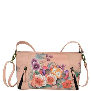Wide Crossbody Satchel - 7306
