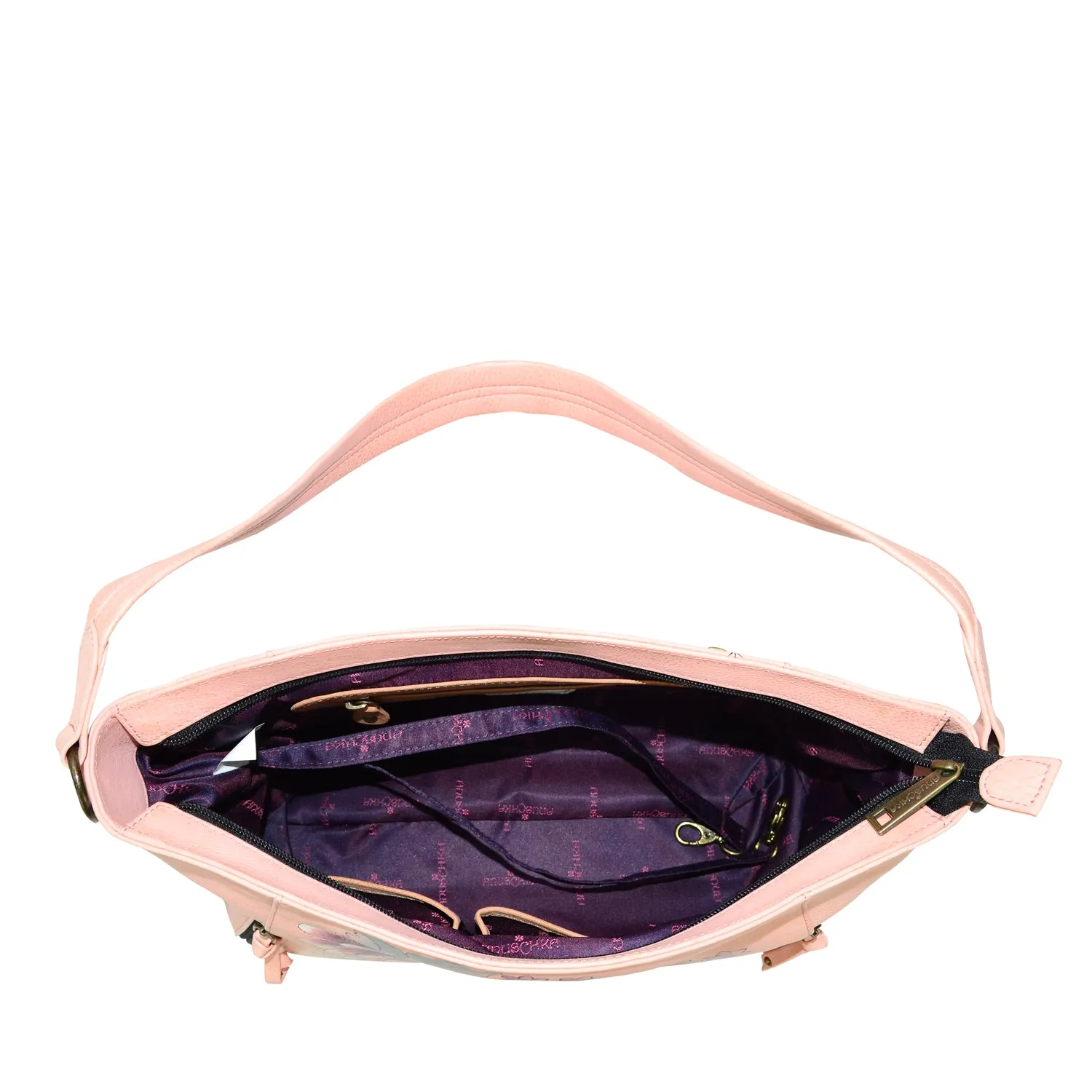 Wide Crossbody Satchel - 7306