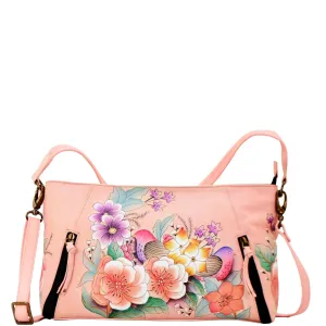 Wide Crossbody Satchel - 8306
