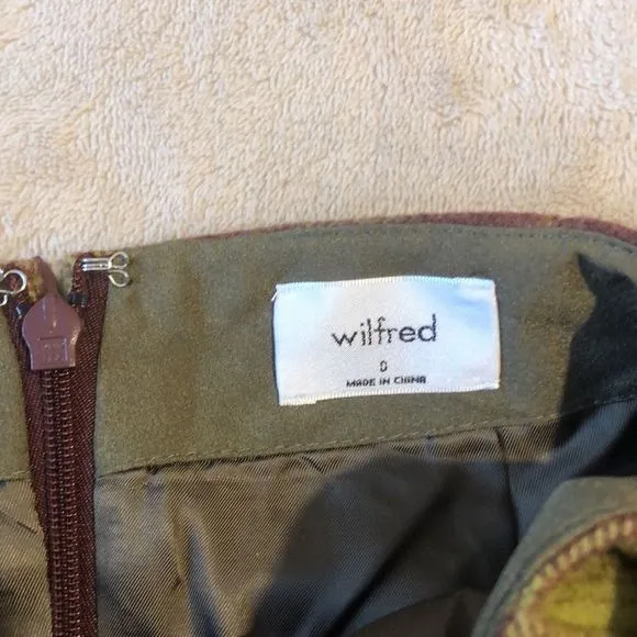 WILFRED NEW WRAP FRONT SKIRT