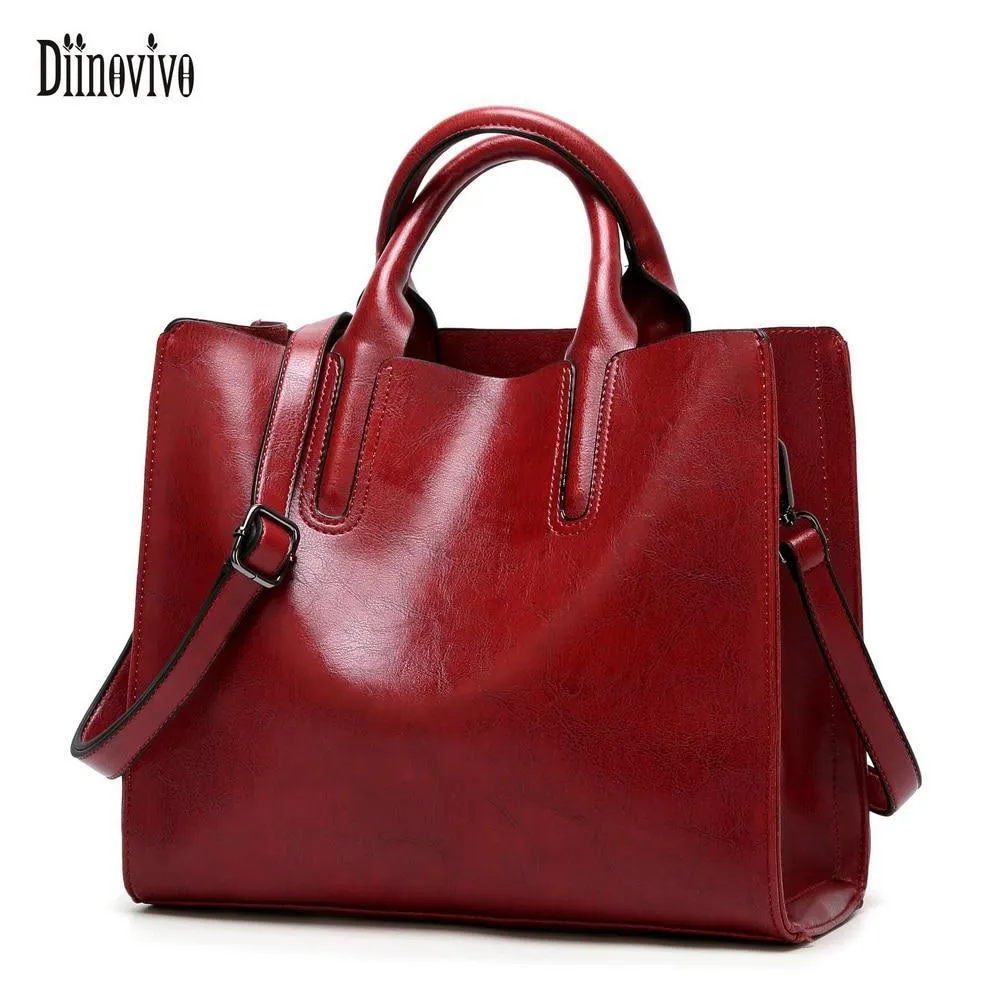 Women Leather Bags Famous Brands Handbag