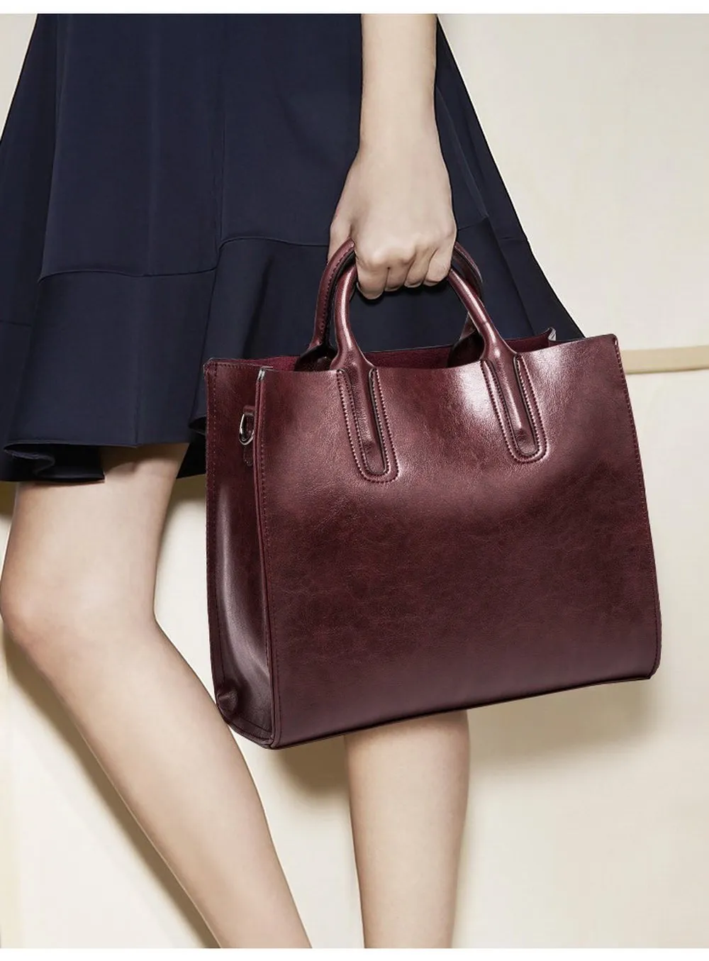 Women Leather Bags Famous Brands Handbag
