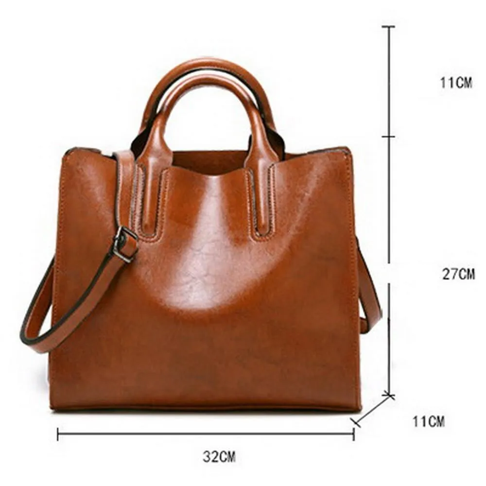 Women Leather Bags Famous Brands Handbag