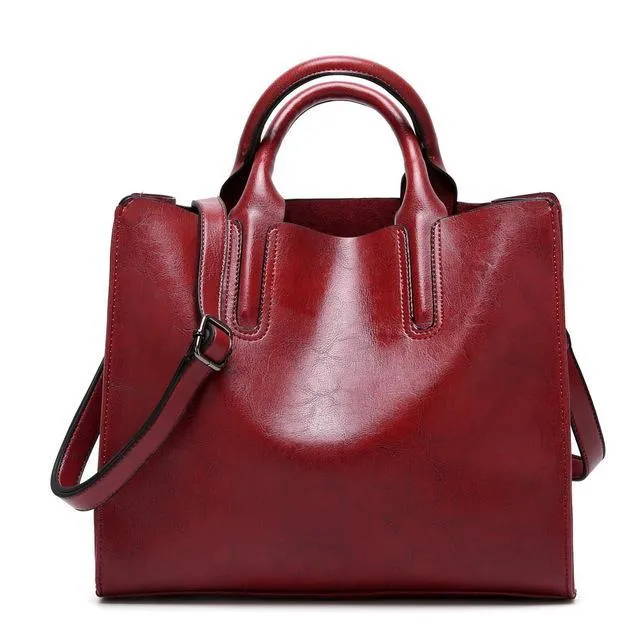 Women Leather Bags Famous Brands Handbag
